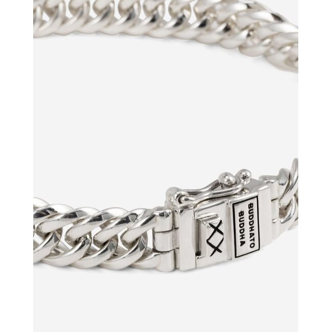 Buddha to Buddha Buddha to Buddha Armband J082 C+ Chain Mini Zilver Maat C+