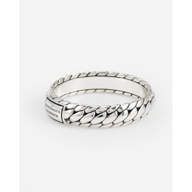 Buddha to Buddha Buddha to Buddha Ring 624 17 Ben XS Zilver Maat 17