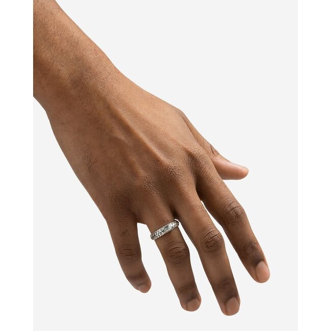 Buddha to Buddha Buddha to Buddha Ring 624 18 Ben XS Zilver Maat 18