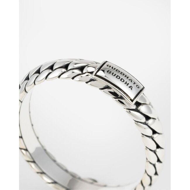 Buddha to Buddha Buddha to Buddha Ring 624 18 Ben XS Zilver Maat 18