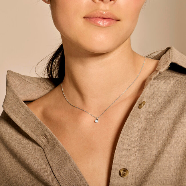 Blush Blush Hanger 6604WDI 14k Witgoud 0.11crt G SI Briljant geslepen Diamant