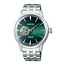 Seiko Seiko Horloge SSA441J1 Presage Staal Automaat 50m Waterdicht met Groene Wijzerplaat 40mm