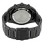 Seiko Seiko Horloge SSB179P1 Staal met Zwarte Coating Quartz Chronograaf 100m Waterdicht met Zwarte Wijzerplaat 45mm