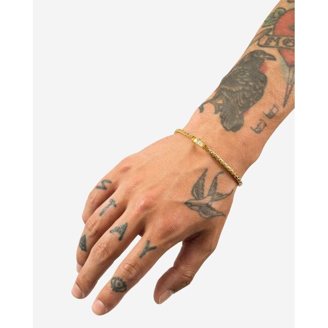 Buddha to Buddha Buddha to Buddha J015GV E+ George Mini Zilver met Geelgouden Plating Maat E+