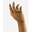 Buddha to Buddha Buddha To Buddha 809GV 19 Edwin mini ring zilver met gouden plating