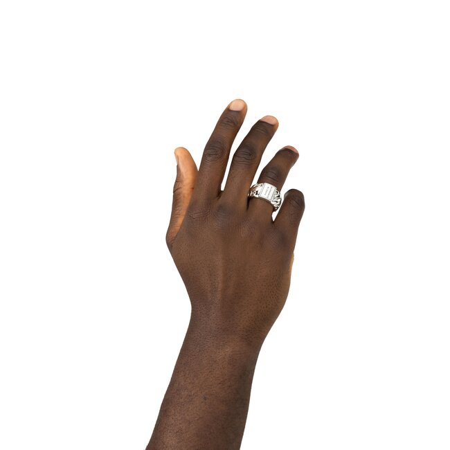 Buddha to Buddha Buddha to Buddha Ring 490 21 Ben Zilver Maat 21