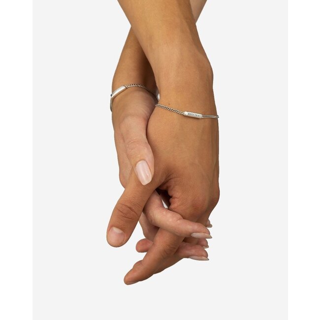 Buddha to Buddha Buddha to Buddha Armband 853  C+ Permanent  Zilver Maat C+