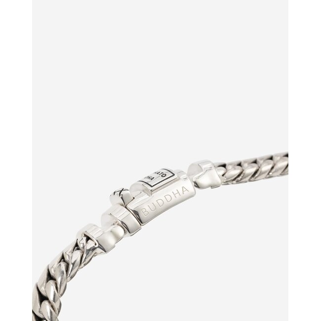 Buddha to Buddha Buddha to Buddha Armband J101 C+ Ben Mini Zilver Maat C+