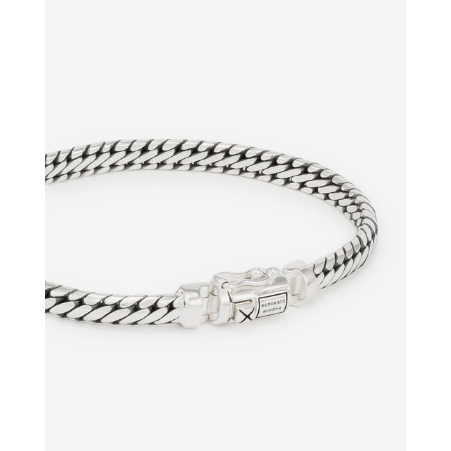 Buddha to Buddha Buddha to Buddha Armband J101 C+ Ben Mini Zilver Maat C+