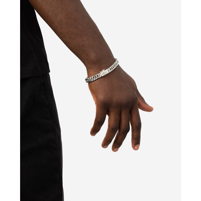 Buddha to Buddha Buddha to Buddha Armband J157 F Esther XS Zilver Maat F