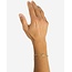 Buddha to Buddha Buddha to Buddha Armband J175GV D Katja Mini Zilver met Geelgouden Plating Maat D