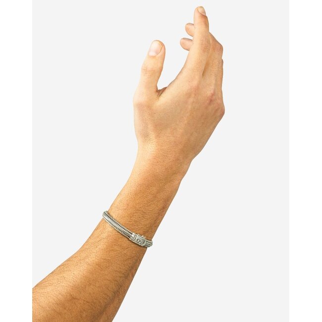 Buddha to Buddha Buddha to Buddha Armband J263 E+ Edwin Mini Zilver Maat E+