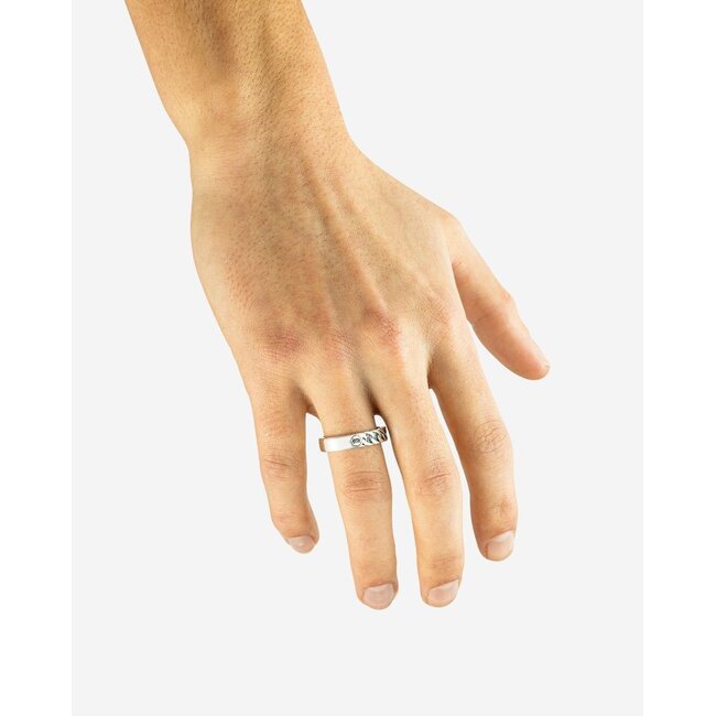 Buddha to Buddha Buddha to Buddha Ring 338 17 Esther Small Dual Zilver Maat 17