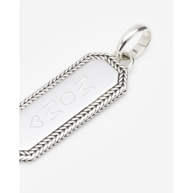 Buddha to Buddha Buddha to Buddha Hanger 692 One Barbara Octagon Tag Zilver