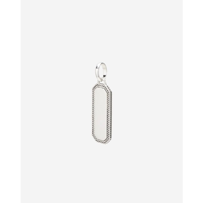 Buddha to Buddha Buddha to Buddha Hanger 692 One Barbara Octagon Tag Zilver