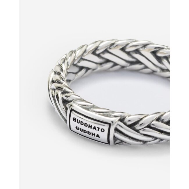 Buddha to Buddha Buddha to Buddha Ring 605 20 Katja XS Zilver Maat 20