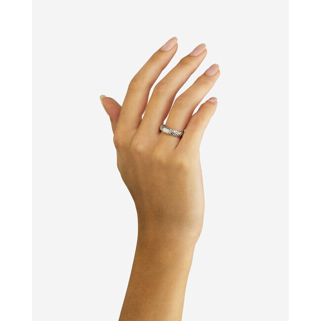 Buddha to Buddha Buddha to Buddha Ring 605 20 Katja XS Zilver Maat 20