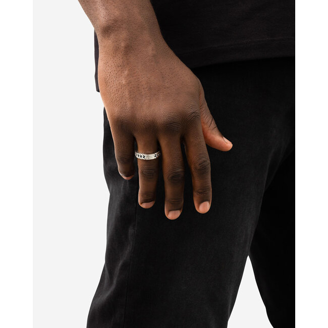 Buddha to Buddha Buddha to Buddha Ring 605 20 Katja XS Zilver Maat 20