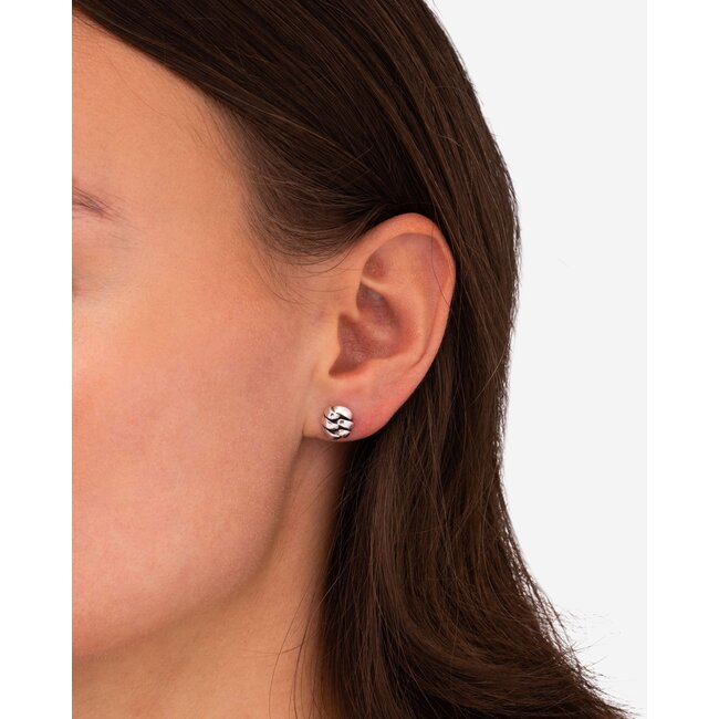 Buddha to Buddha 481 Chain Earstud Silver