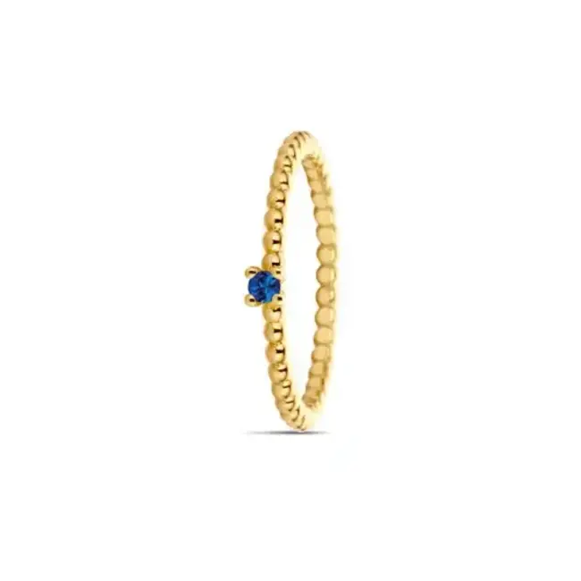 Miss Spring Miss Spring Ring MSR601-S/54 14k Geelgoud Saffier Maat 54