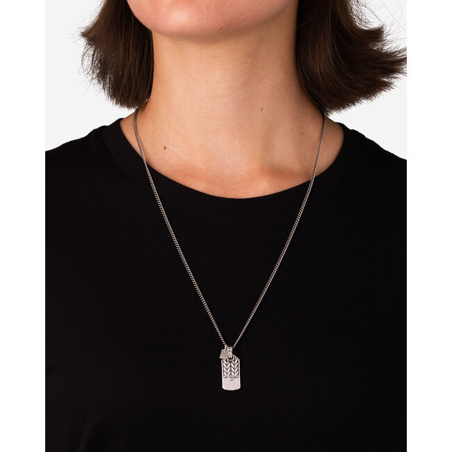 Buddha to Buddha 107 one Hanger Barbara Tag  Silver