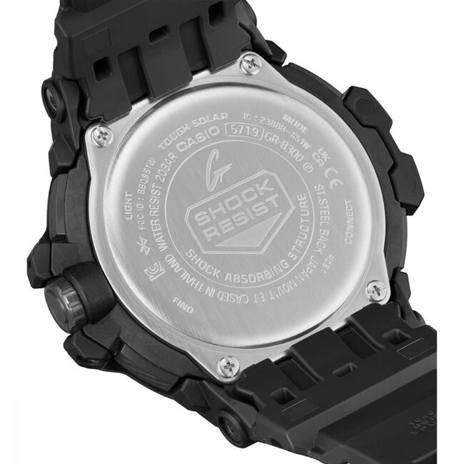 Casio G-Shock Casio G- Shock Horloge GR-B300-1A4ER Gravity Master Solar Bluetooth