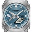 Casio G-Shock Casio G-shock GBM-2100A-1A2ER Staal horloge met zwarte band en blauwe wijzerplaat