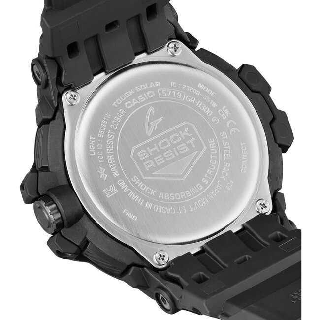 Casio G-Shock G Shock Horloge GR-B300EC-1AER Solar Analoog Zwart