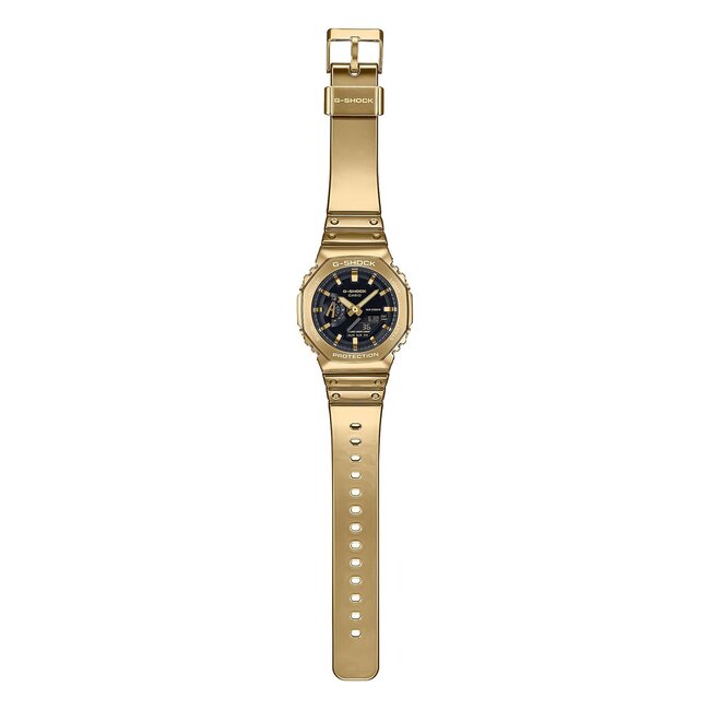 Casio G-Shock Casio G-Shock Horloge GM-2100YMG-9AER Analoog Digitaal Fine Metallic Goudkleurig 49mm