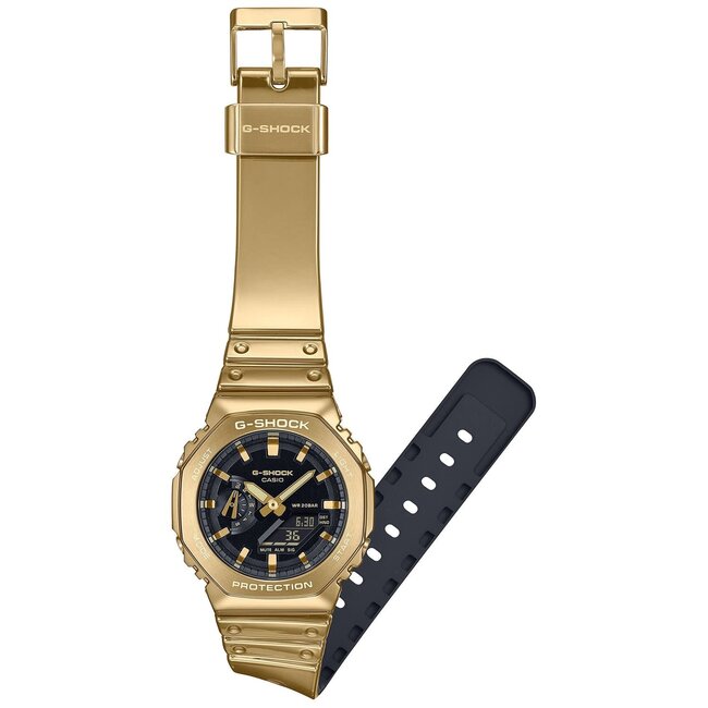Casio G-Shock Casio G-Shock Horloge GM-2100YMG-9AER Analoog Digitaal Fine Metallic Goudkleurig 49mm