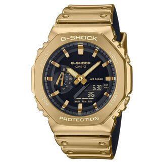 Casio G-Shock Casio G-Shock Horloge GM-2100YMG-9AER Analoog Digitaal Fine Metallic Goudkleurig 49mm