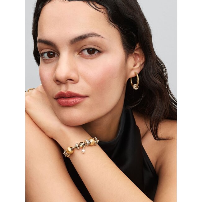 Pandora Pandora Bedel 763755C00 Zilver met 14k Geelgouden Plating Infinity Knoop