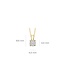 Blush Blush Hanger LG6001Y 14k Geelgoud met 0,25crt H SI LabGrown Briljant geslepen Diamant 8.5x4.3mm