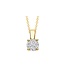 Blush Blush Hanger LG6001Y 14k Geelgoud met 0,25crt H SI LabGrown Briljant geslepen Diamant 8.5x4.3mm