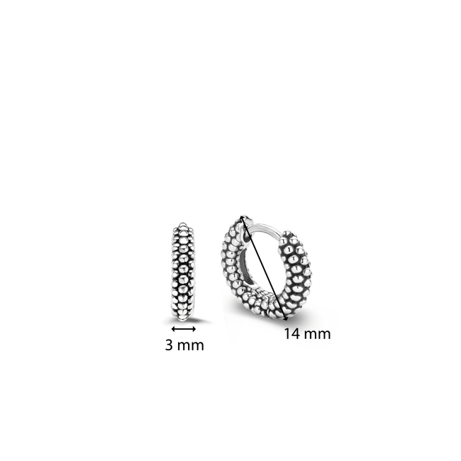 Ti Sento Milano Ti Sento Milano - Creolen 7210BB - Zilver