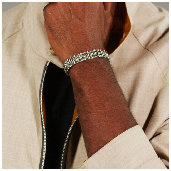 BOSS BOSS Armband HBJ1580647 Owan Staal Bi-color 19cm