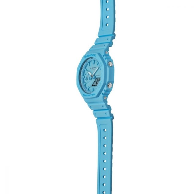 Casio G-Shock G Shock Horloge GA-2100-2A2ER Analoog Digitaal Baby Blauw