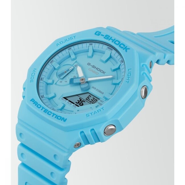 Casio G-Shock G Shock Horloge GA-2100-2A2ER Analoog Digitaal Baby Blauw