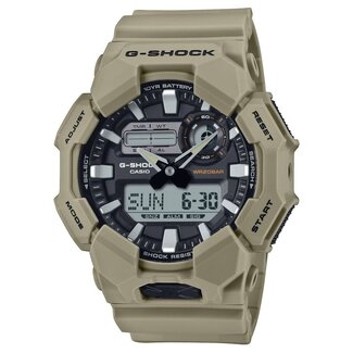 Casio G-Shock Casio G-Shock Horloge GA-010-5AER Analoog Digitaal Groen Beige 49mm