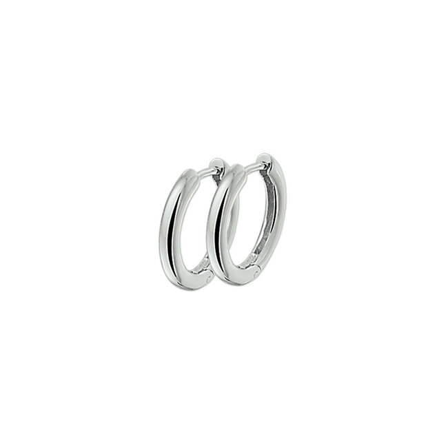 Blinckers Jewellery Huiscollectie BJ Oorbellen 13.22151 Zilver Oorringen 3x17,5mm