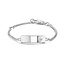 Blinckers Jewellery Huiscollectie BJ Armband 13.27378 Zilver Gourmet Zirkonia Graveer Plaat 5mm 9-11cm