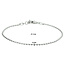 Blinckers Jewellery Huiscollectie BJ Armband 13.27361 Zilver Bolletjes 1,5mm 17+2cm