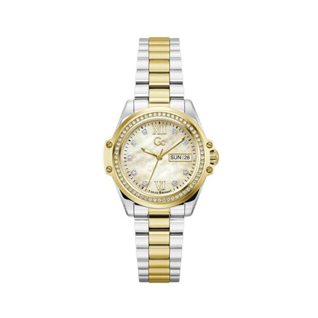 GC GC Horloge Z53002L6 Sport Chic Staal Bi-color Quartz Swiss made 34mm