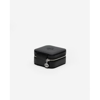 Buddha to Buddha Buddha to Buddha Jewelry Travel Case Zwart Small Leer