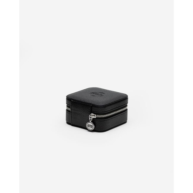 Buddha to Buddha Buddha to Buddha Jewelry Travel Case Zwart Small Leer