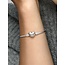 Pandora Pandora Armband 596268-19 Zilver Bangle met HartSluiting Maat 19