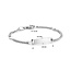 Blinckers Jewellery Huiscollectie BJ Armband 13.27371 Zilver Graveerbaar met Hart 4,2mm 9-11cm