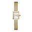 Rosefield Rosefield Horloge MWGMG-M01 Mini Octagon Staal met Geelgouden Plating Rechthoekig met Witte Wijzerplaat