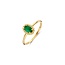 Blush Blush Ring 1272YMA/54 14k Geelgoud met Malachiet Maat 54