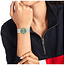 Tommy Hilfiger Tommy Hilfiger Horloge TH1782778 Lori Staal Bi-color Quartz met Groene Wijzerplaat 34 mm